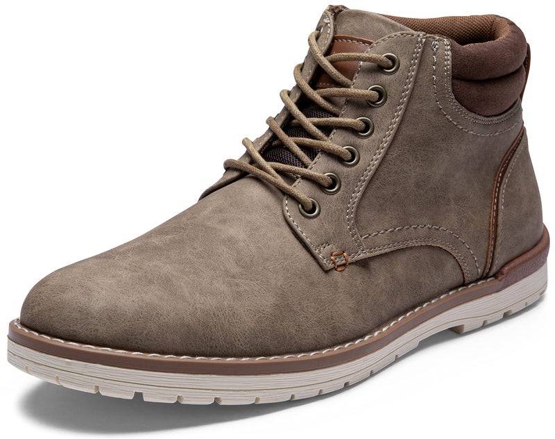 Vostey Men's Boots Casual Hiking Boots for Men Water-resistant Chukka Boots Mens(BMY673 khaki size 11.5) - Image 1